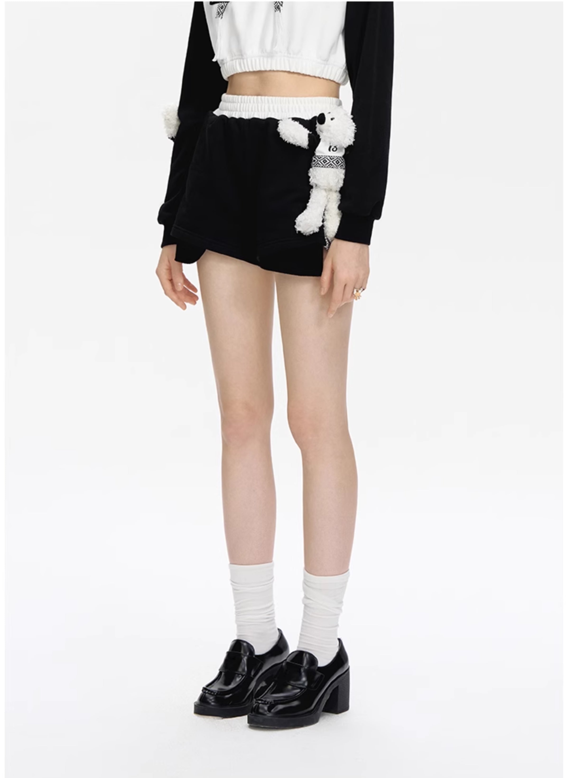 String Baseball Logo Shorts
