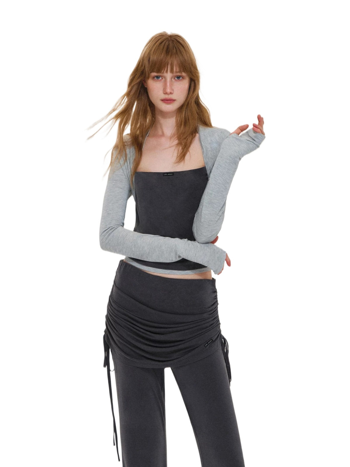 Contrast Panel Two-Piece Set