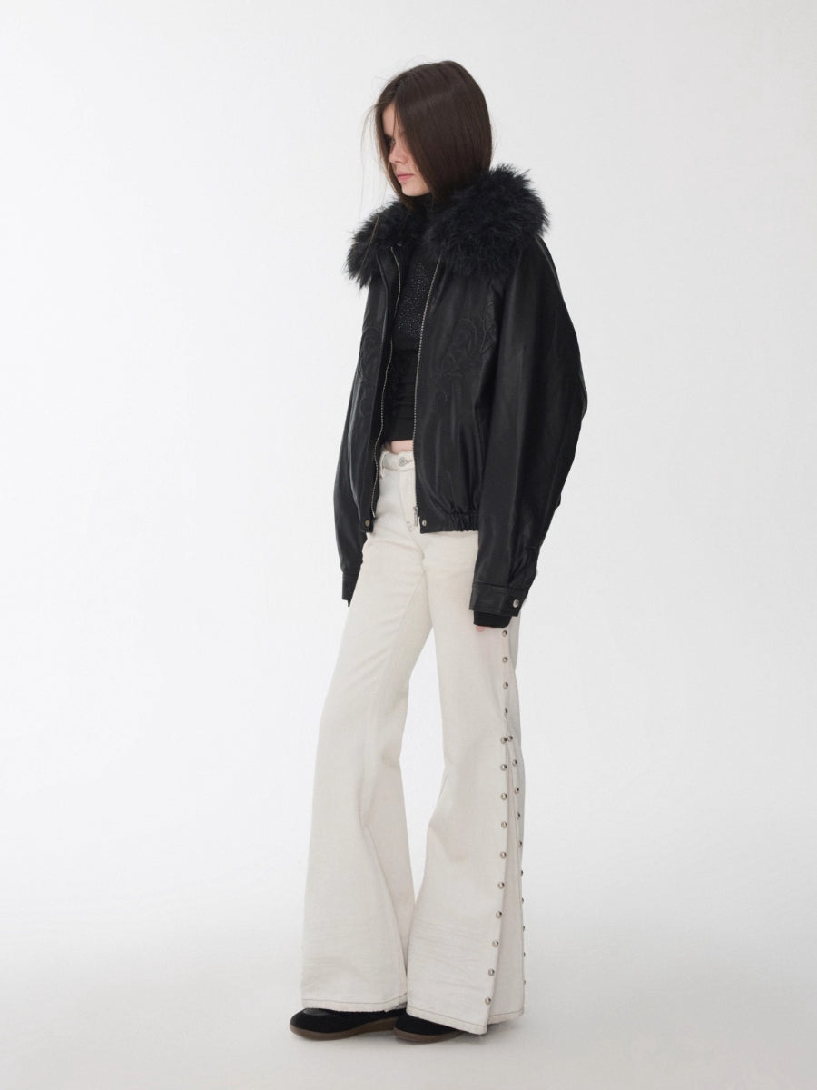 Crystal-Embellished Turtleneck