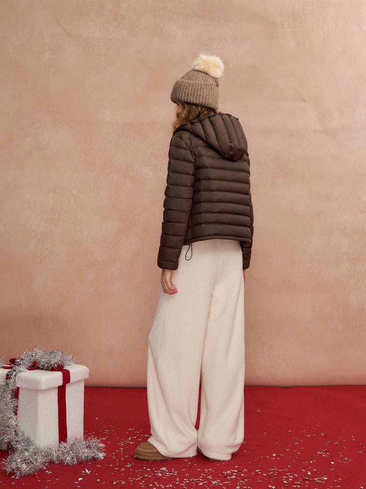 Lace Hood Down Puffer