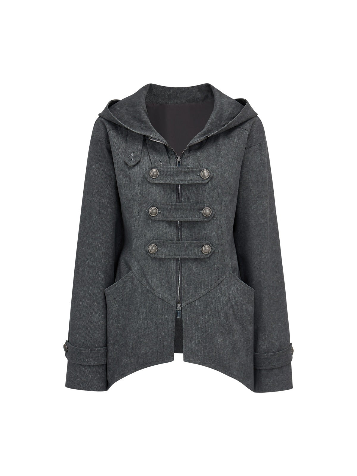 Napoleon Hooded Denim Jacket