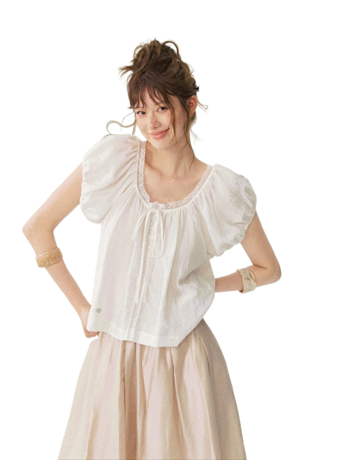 Cloud Puff Sleeve Shirt