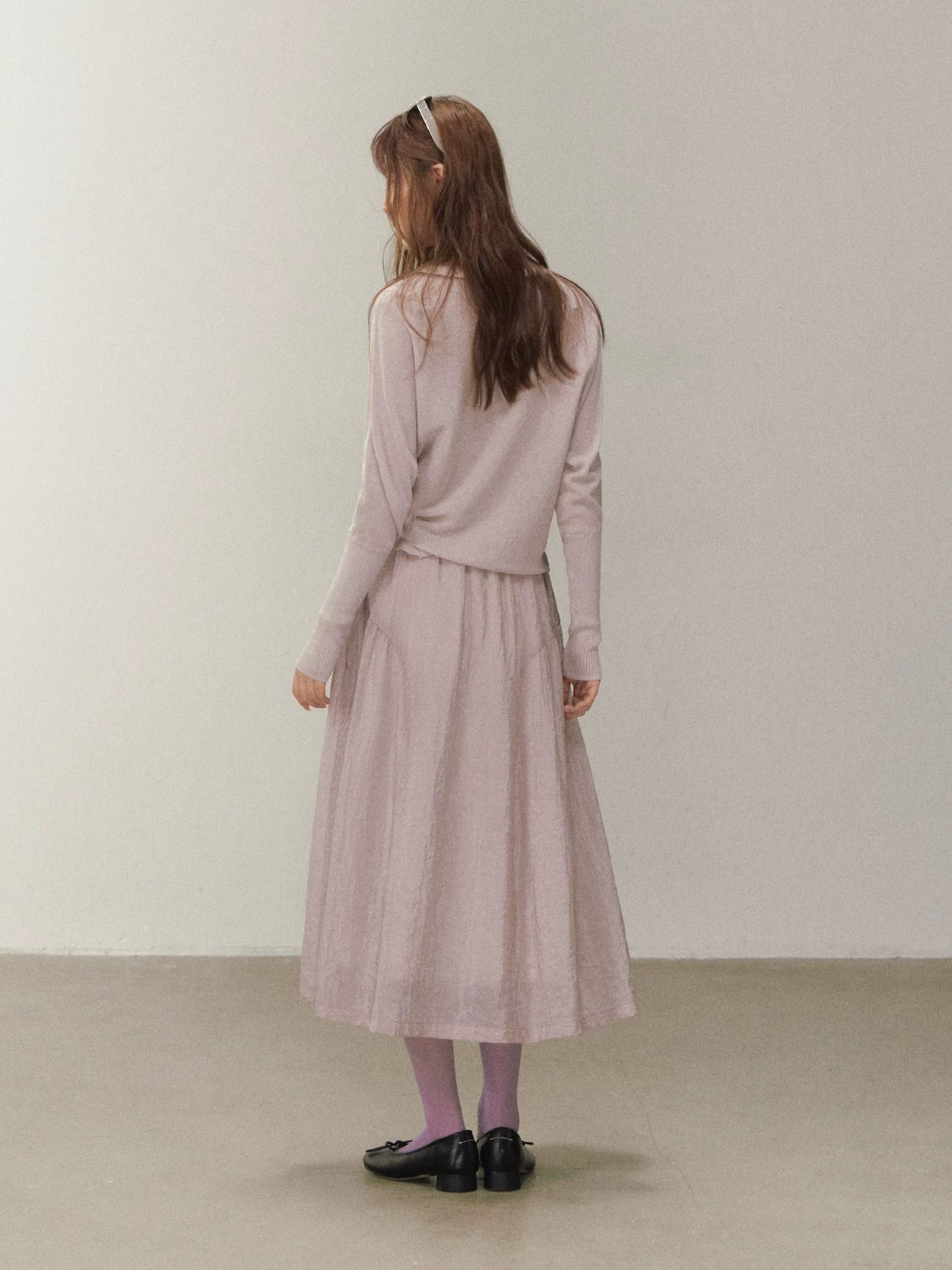 Ruffle Batwing Sleeve Cardigan