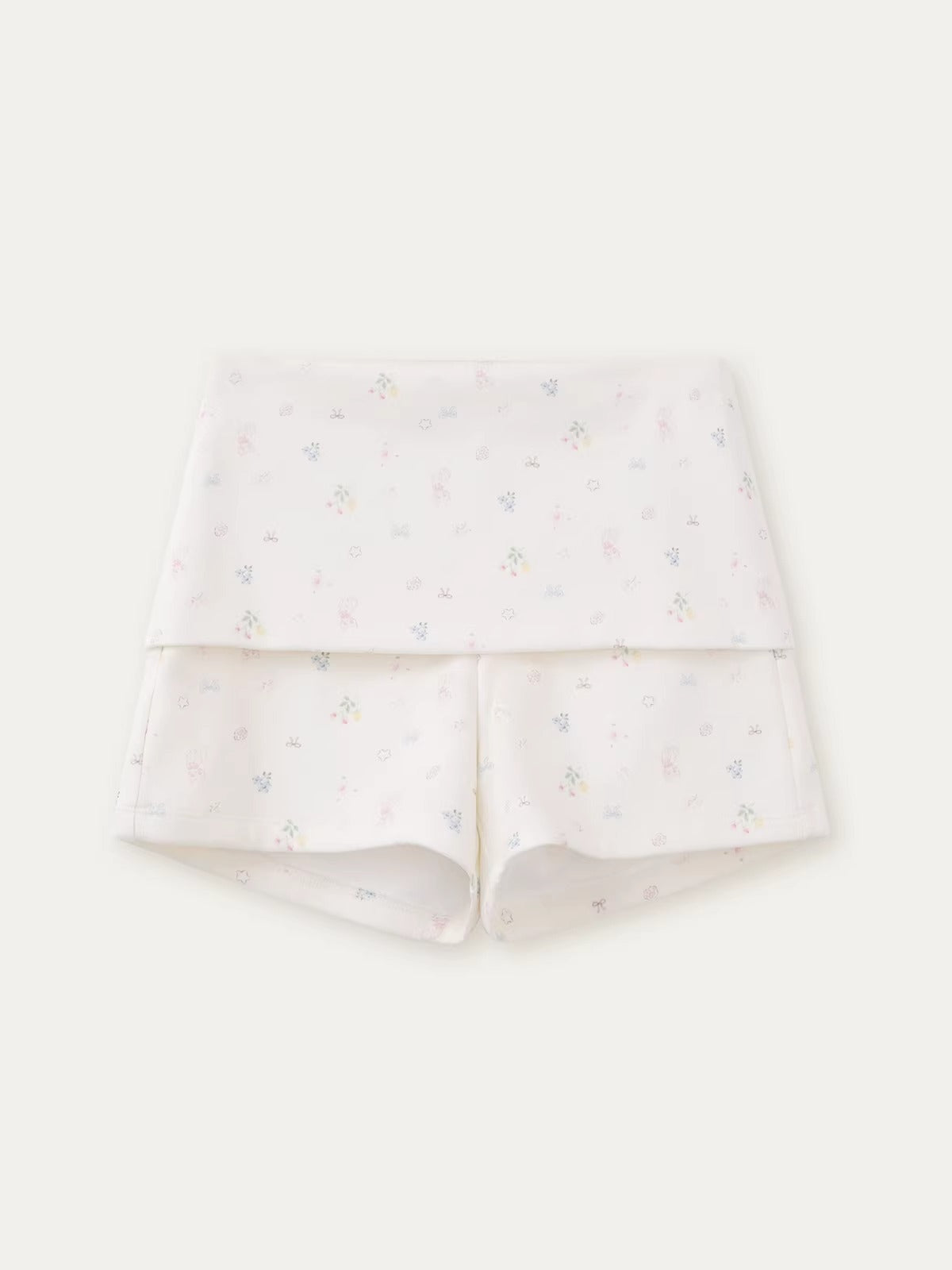 Floral Collar Cardigan & Shorts Set