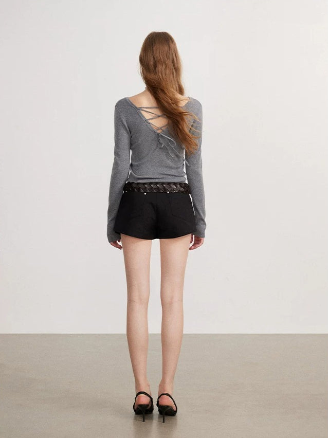 Layered A-Line Mini Skirt