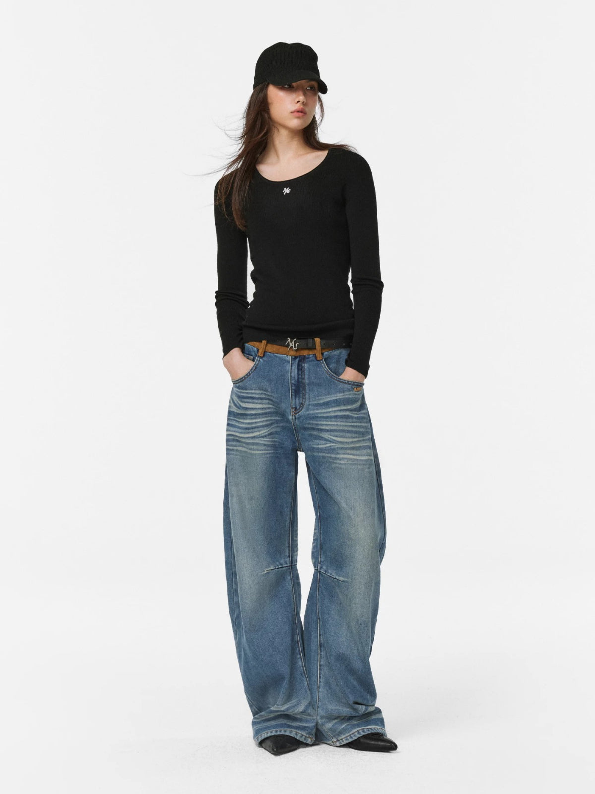 Cashmere U-Neck Sweater