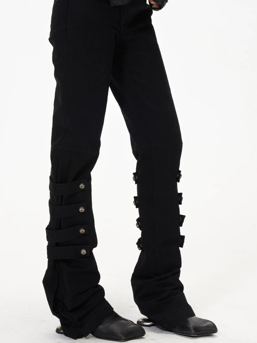 Strap Flare Pants