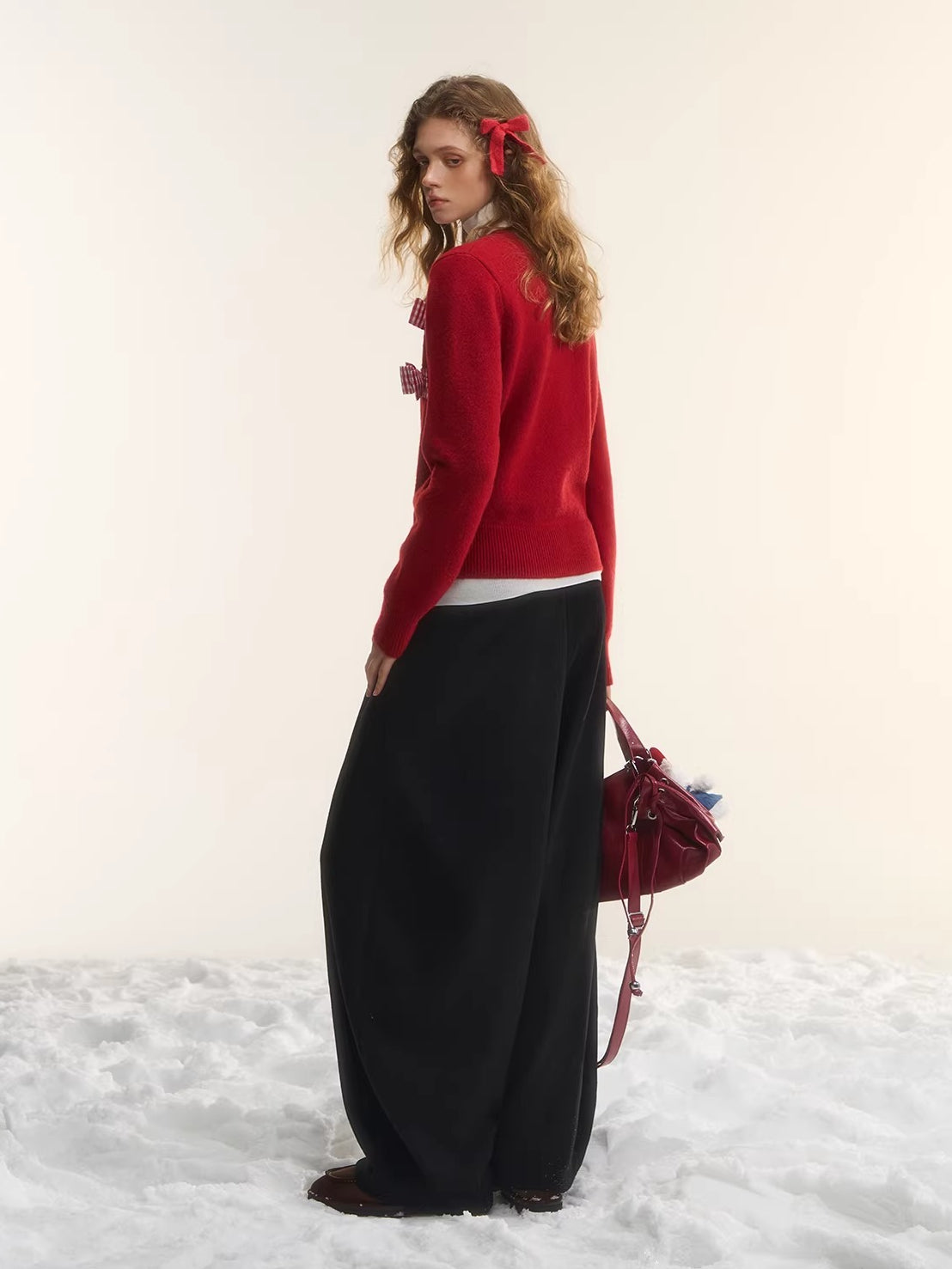 Fleece Lined Curved Sweatpants