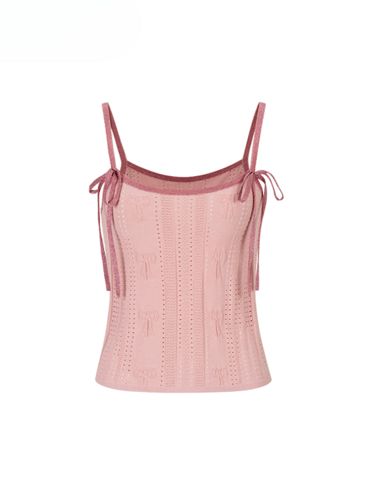 Spliced Bow Loose Sling Vest