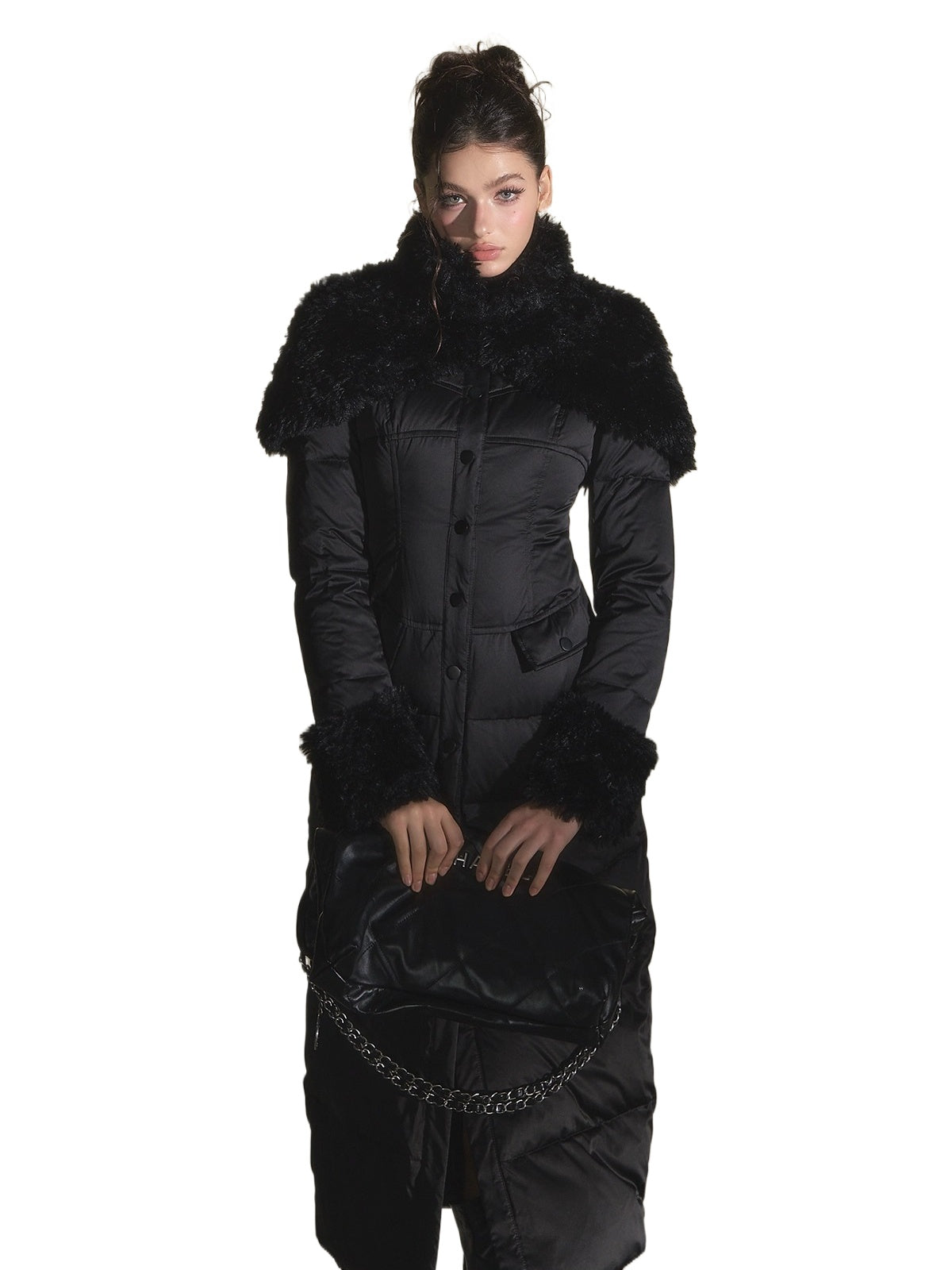 Cloak Style Eco-Friendly Fur Shawl