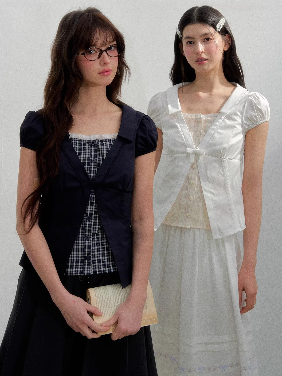 Floral Plaid Shirt Top