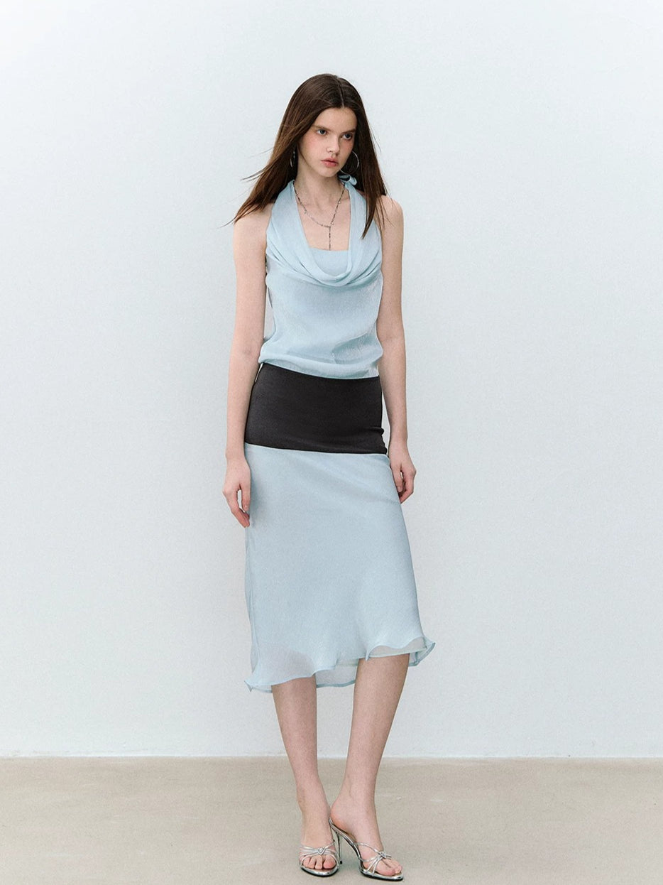 Mermaid Halter Fishtail Dress