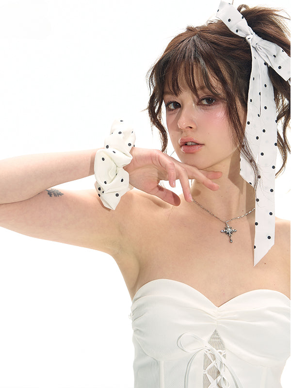 Dopamine Print Soft Elastic Scrunchie