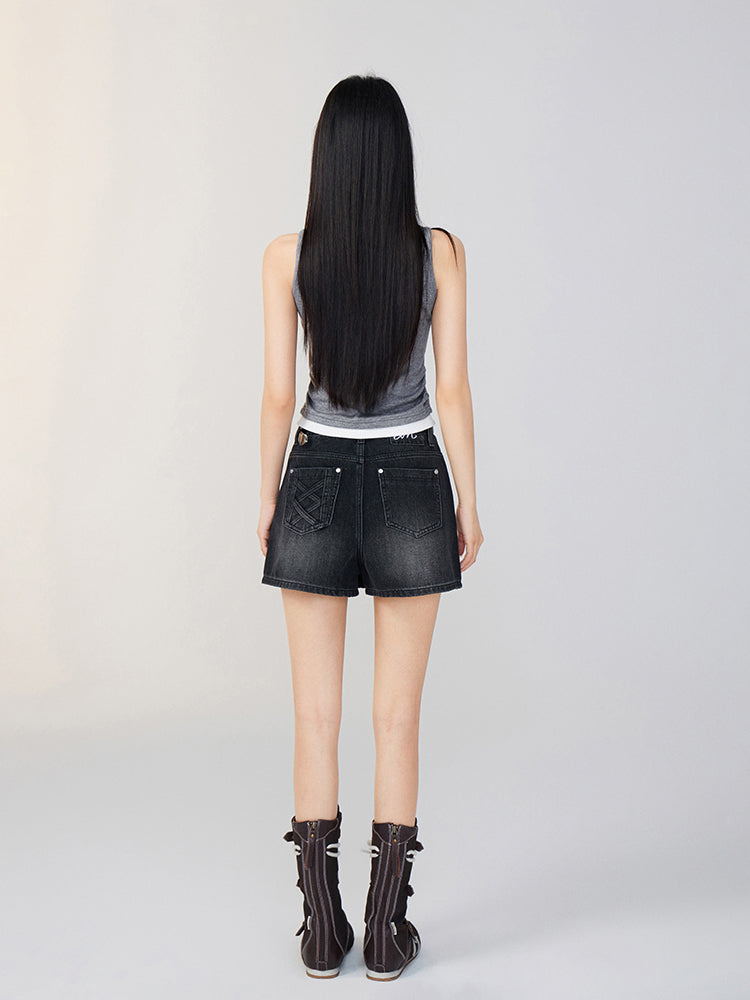 Two-Tone Knit Vest