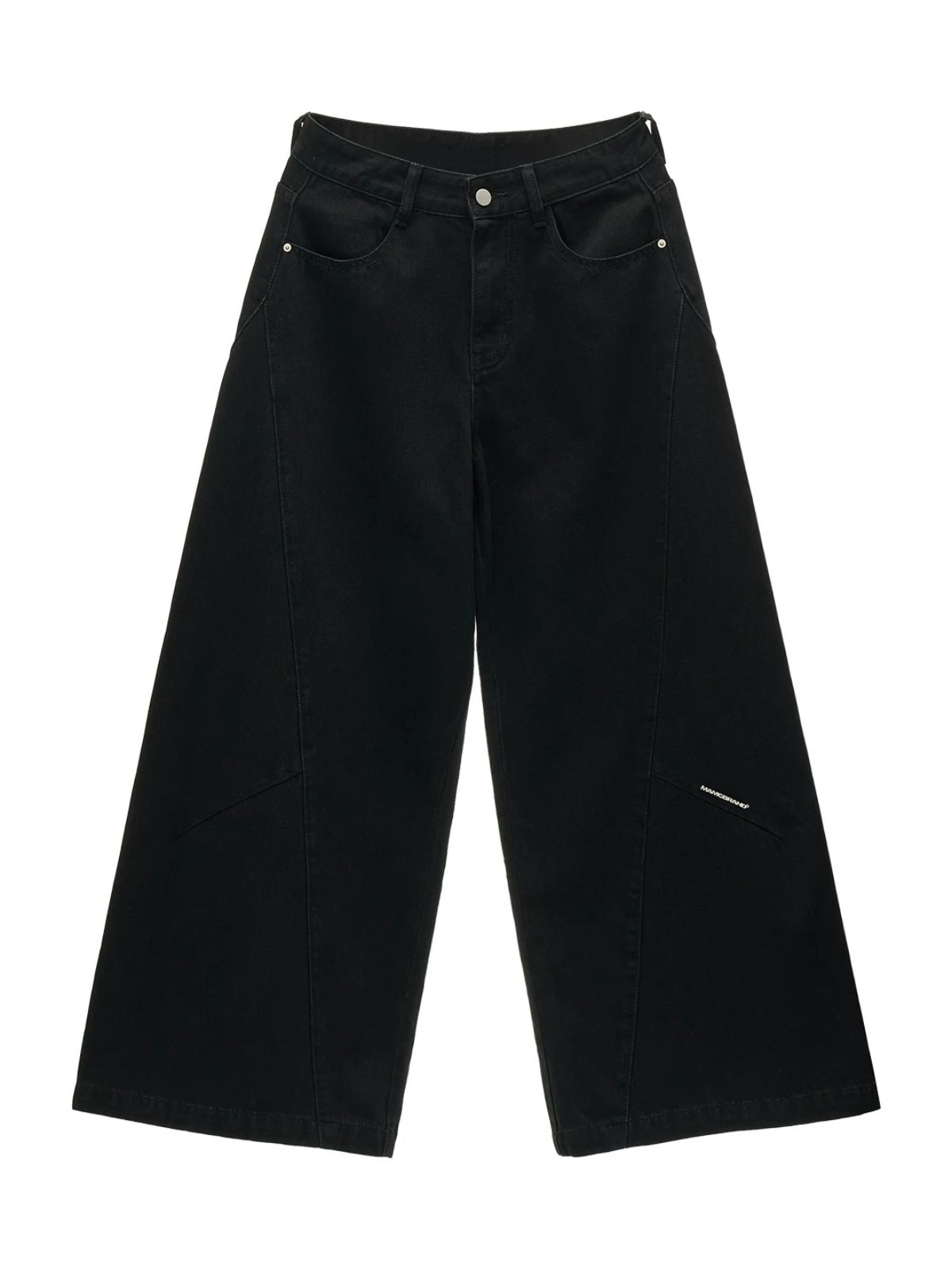 Washed Vintage Wide-Leg Jeans