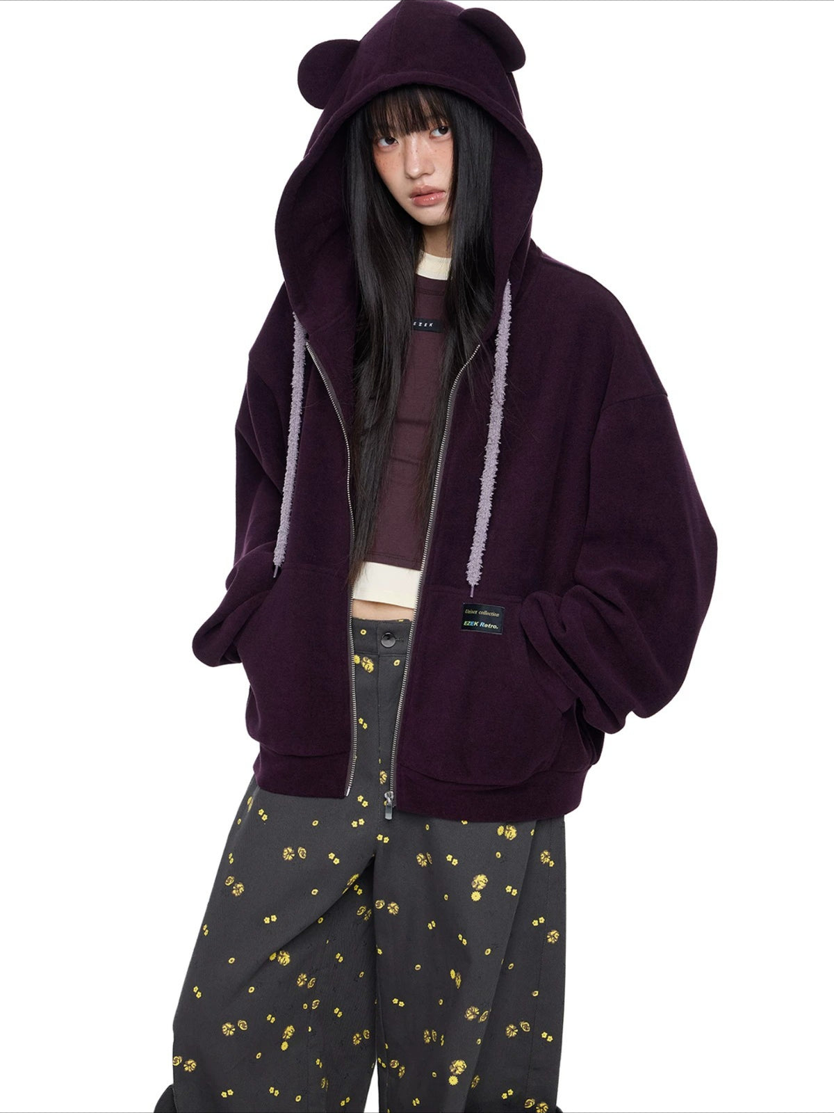 Bear Ear Hoodie Jacket
