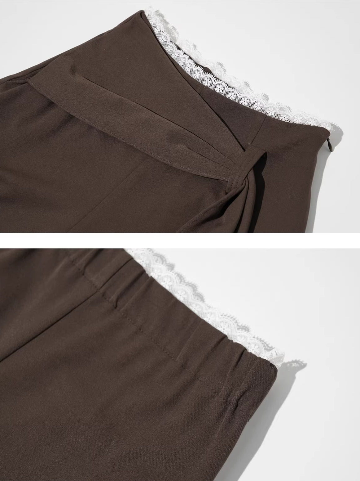 Layered Relaxed Wide Pants