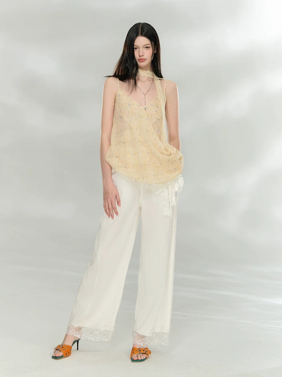 Draped V-Neck Cami Top