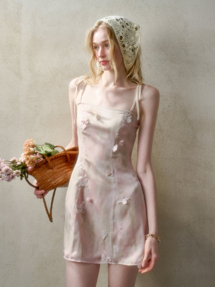 Romantic Moments in Pastel Island Long and Short Dress