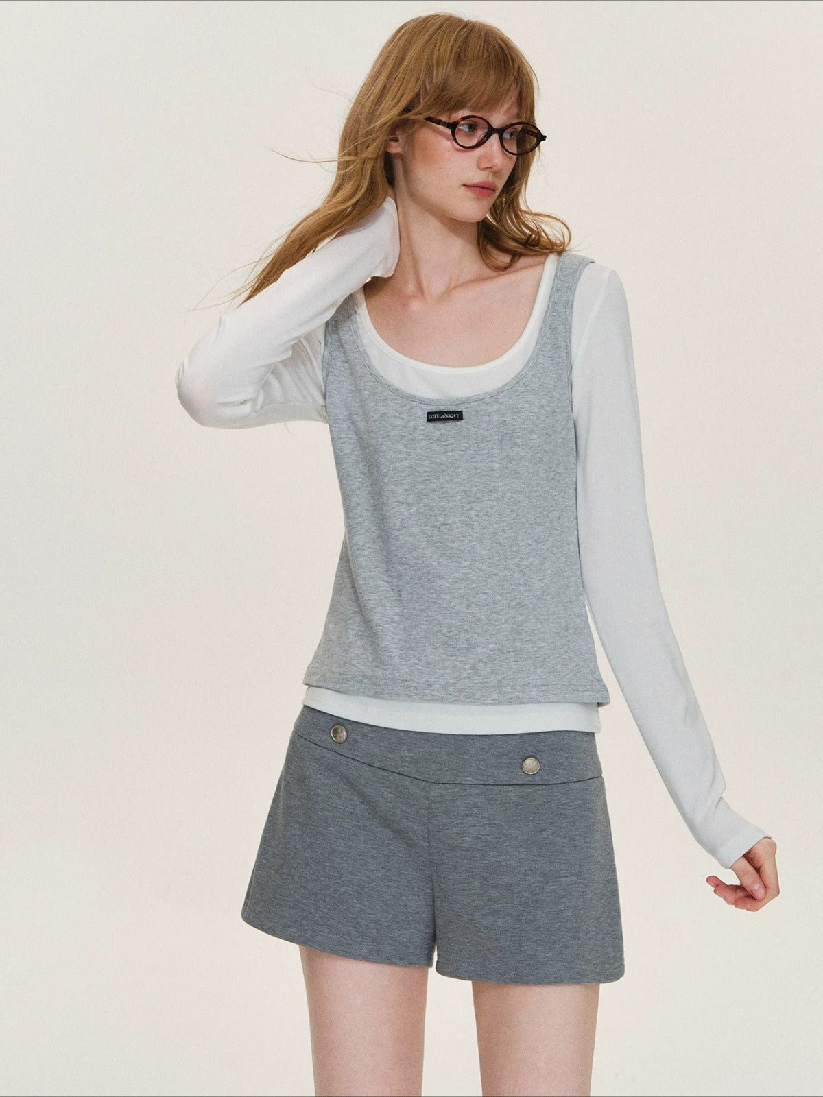 Napoleon Button Low Rise Shorts