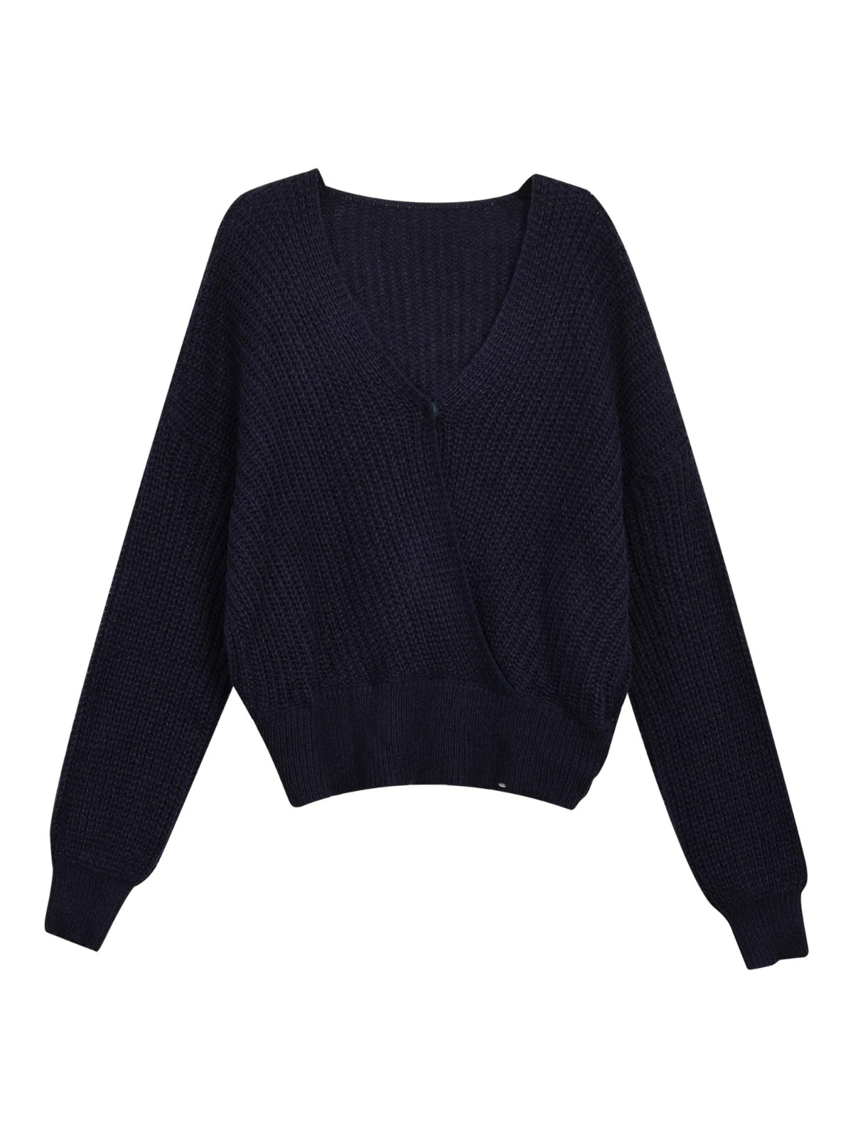 Layered V-Neck Knit Set