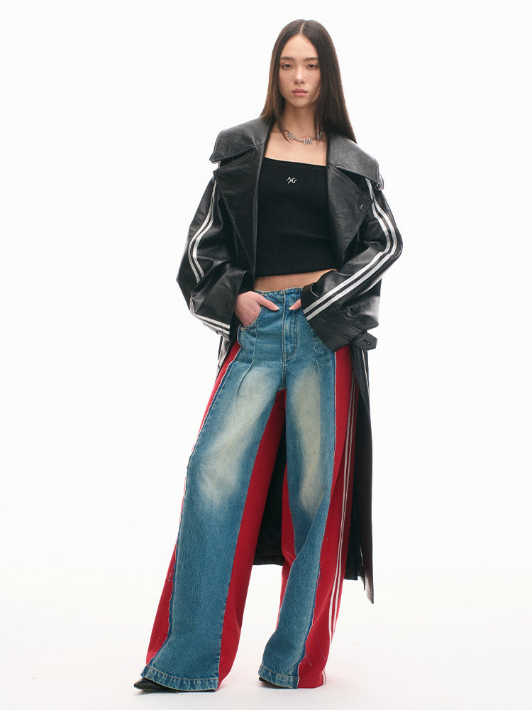 Casual Off-Shoulder Slim-Fit Wool Long-Sleeve Top