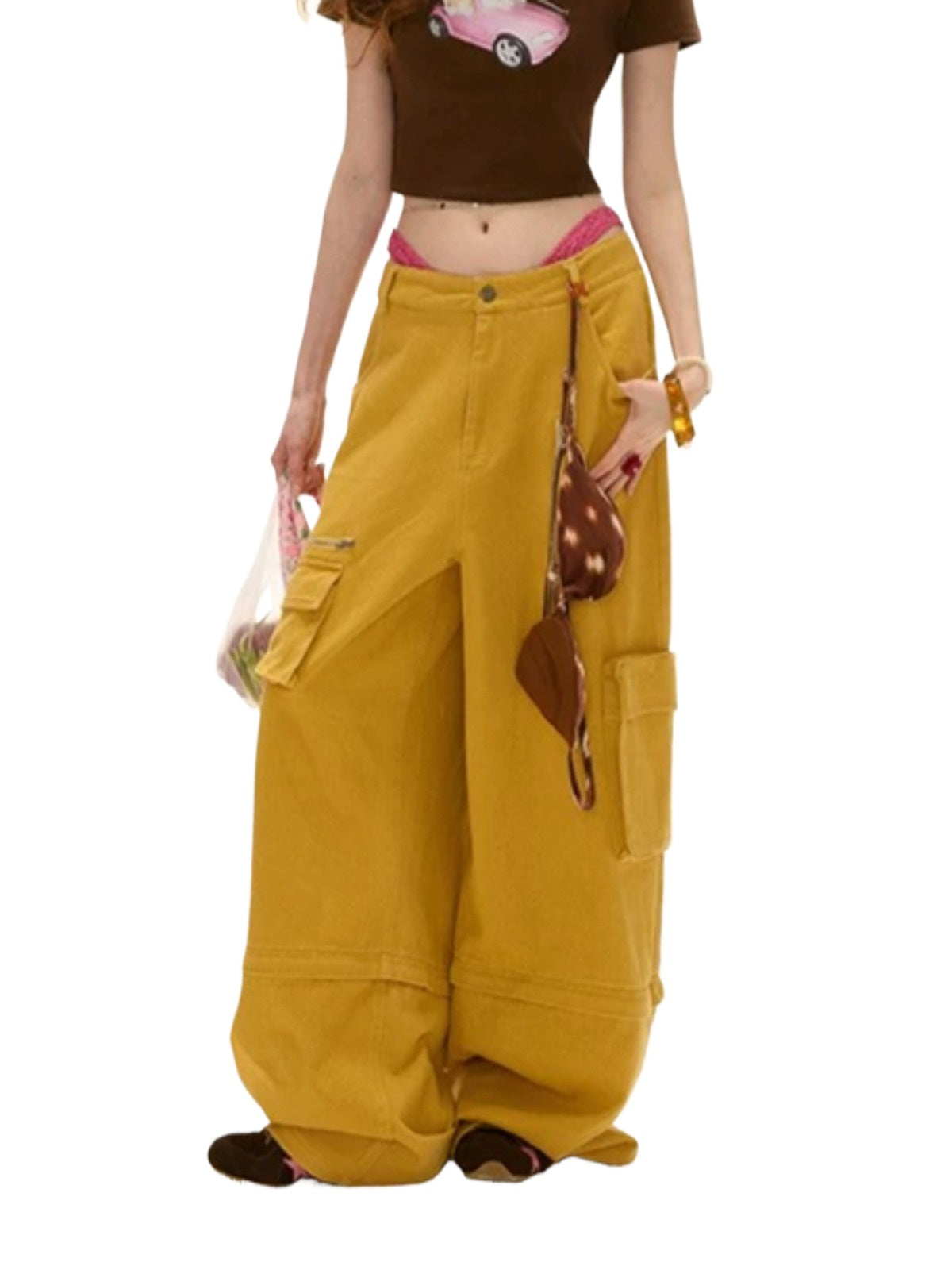 Washed Convertible Utility Pants
