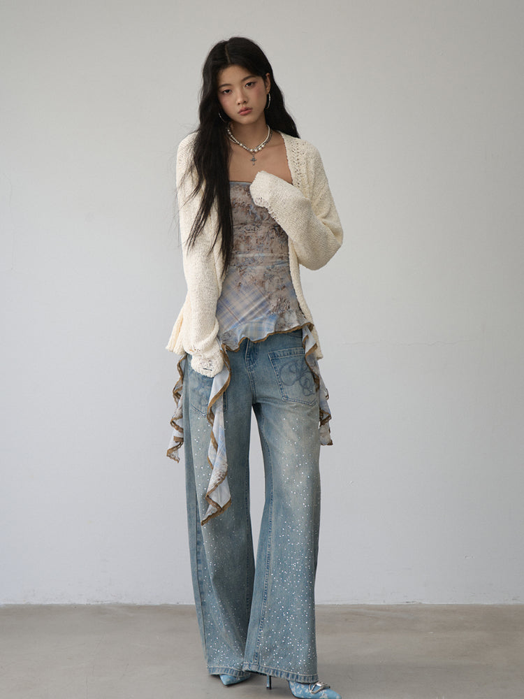 Loose Ripped Cardigan