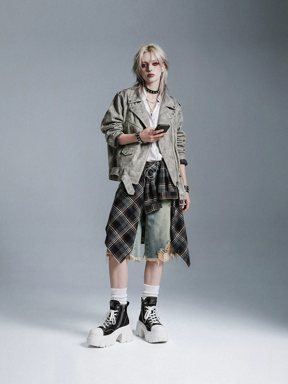 Platform Canvas Short Boots