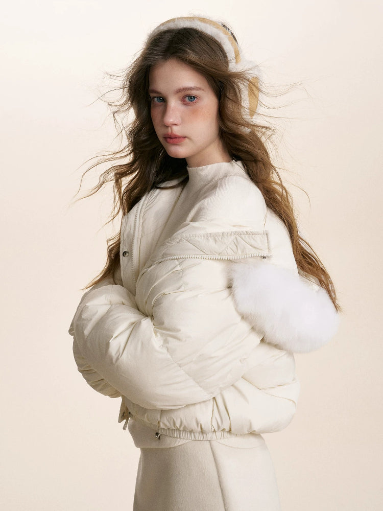 Detachable Fur Down Jacket