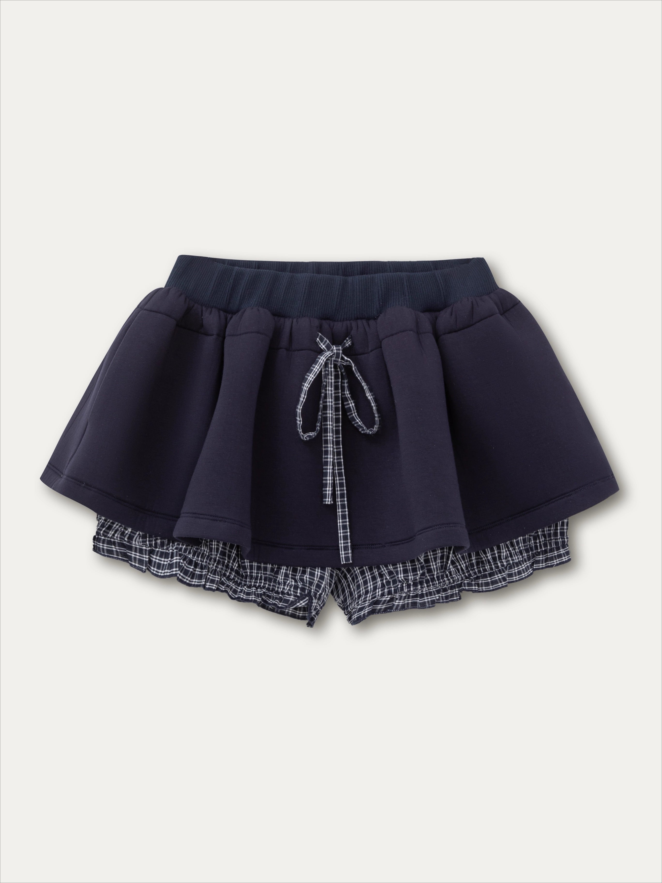 Bow-Tie Sweatshirt & Puffy Skirt Set