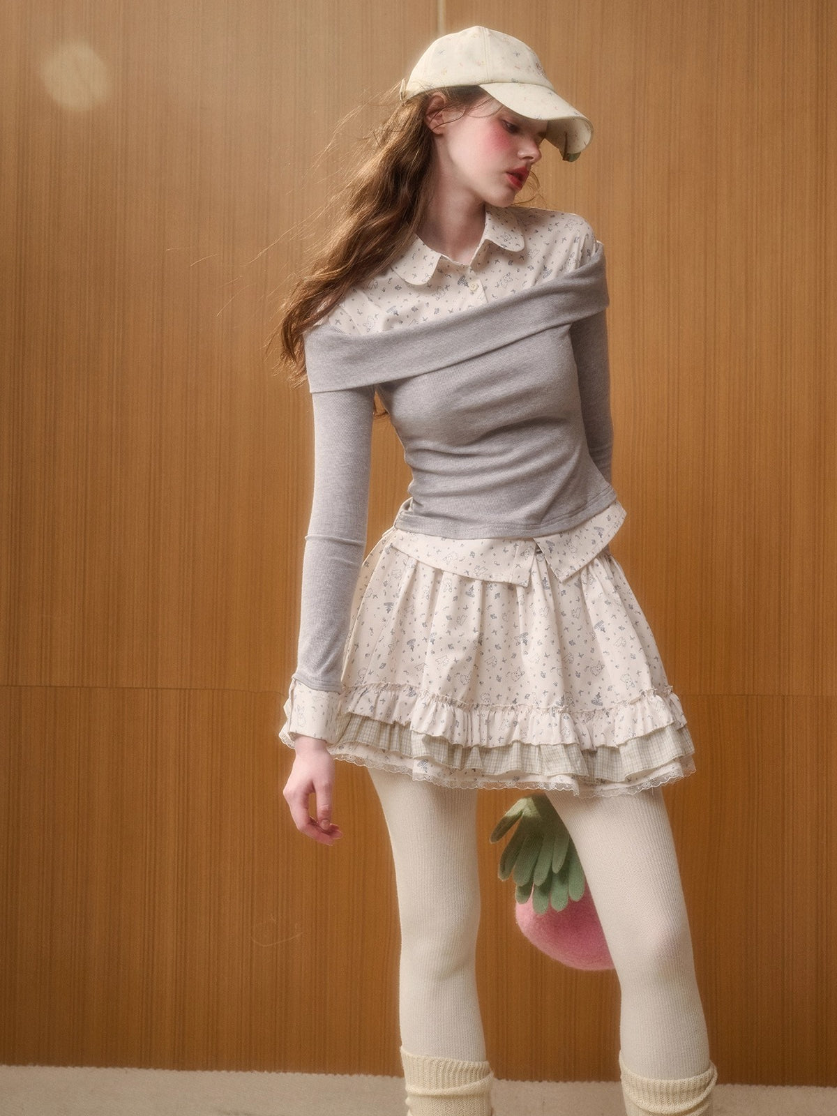 Bunny Fountain Two-Piece Print Set