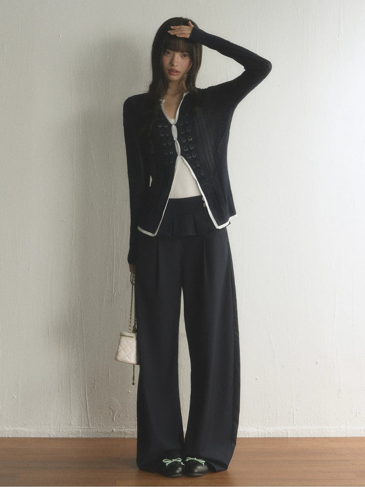 Napoleon Pleated Wide Leg Pants