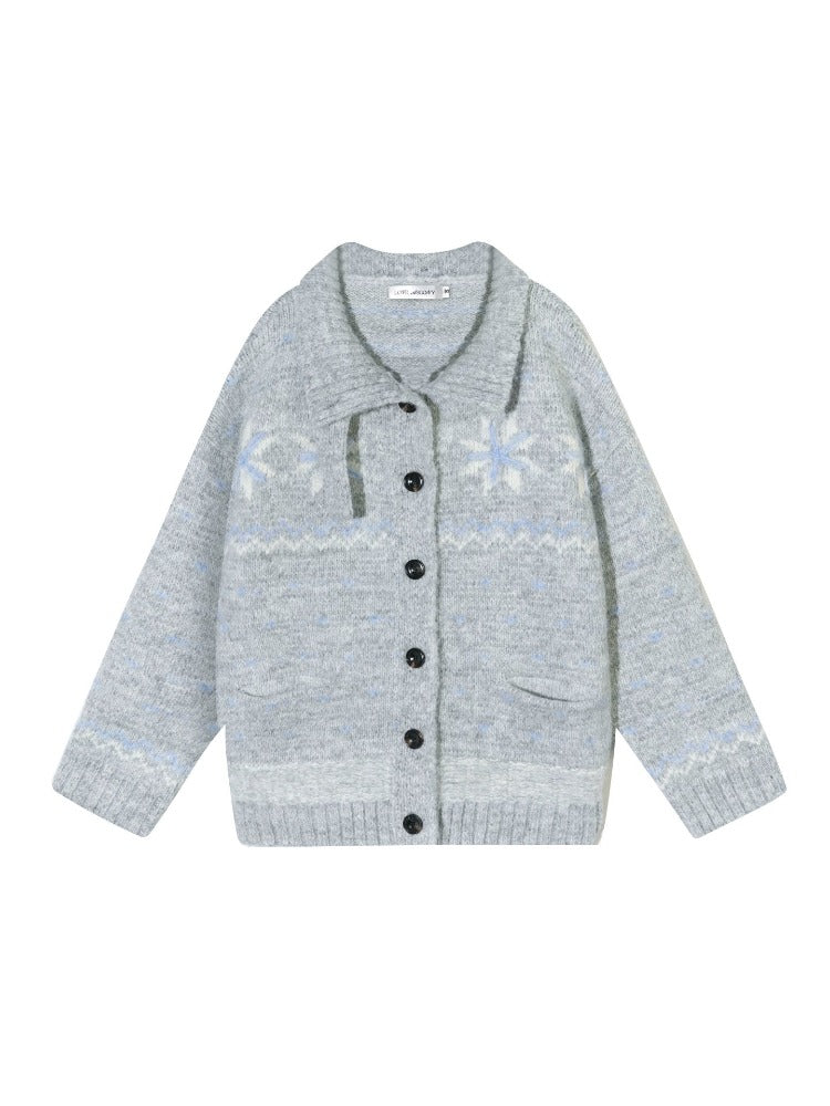 Fair Isle Knit Cardigan