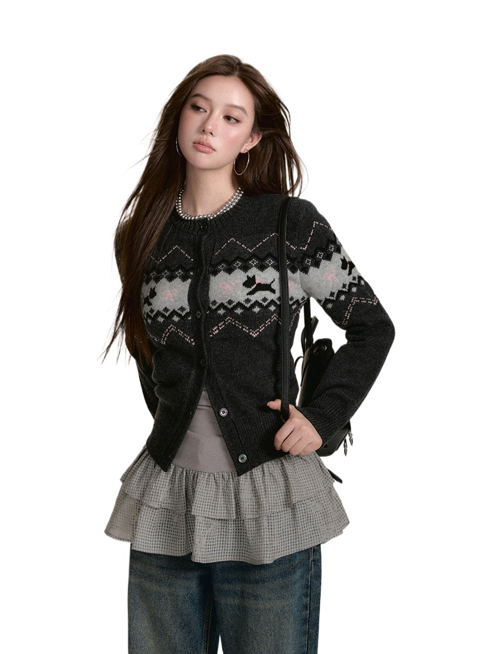 Fair Isle Dog Cardigan