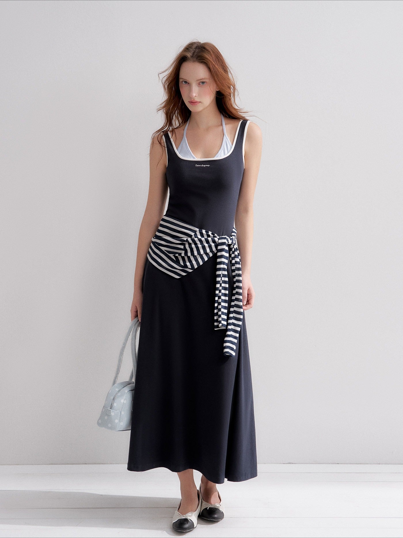 Layered Halter Knit Dress