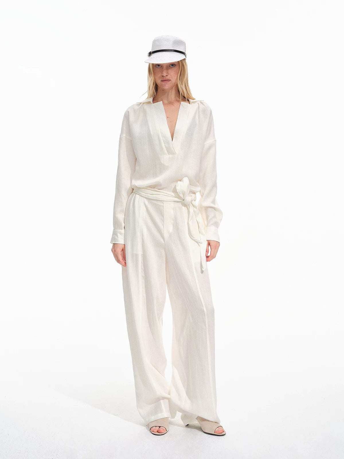 Linen Blend Jumpsuit