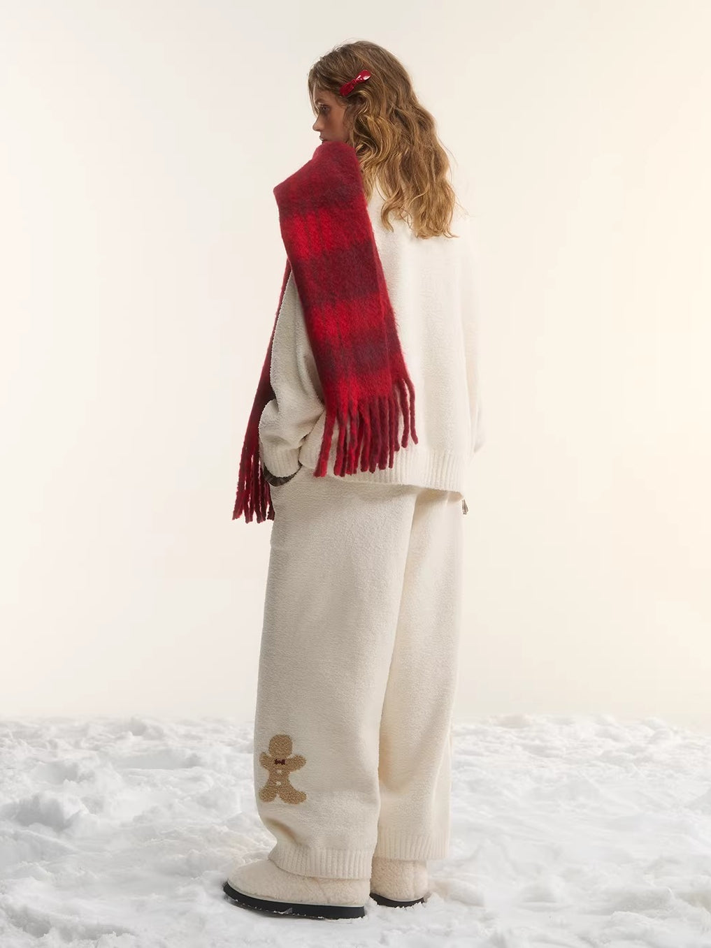 Gingerbread Fair Isle Knit Loungewear Set