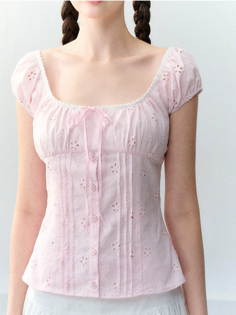 Vintage Bow Tie Blouse