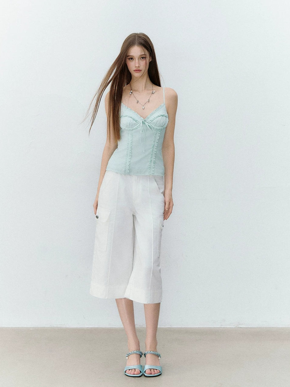 Butterfly Tie Tank Top & Skirt Set