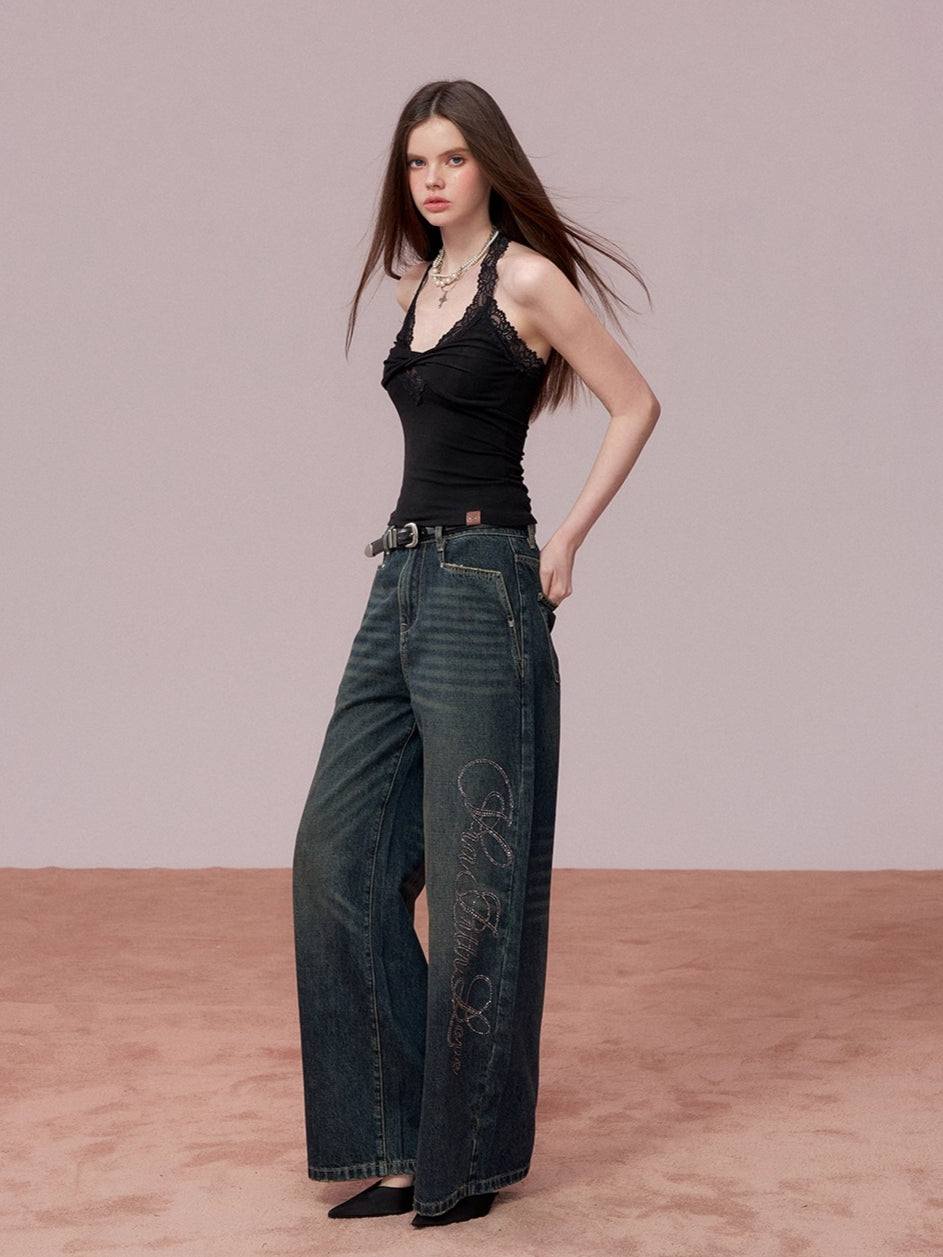 Lace Detail Layered Tank