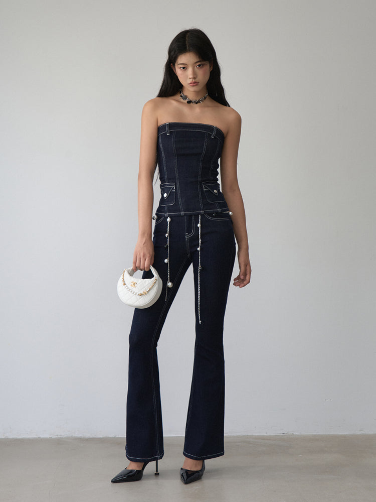 Original Color Slim Bootcut Jeans