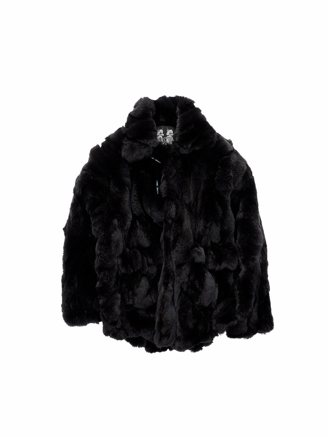 Rex Rabbit Patchwork Fur Jacket