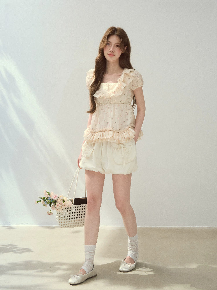 Cloud Bubble Cargo Skort