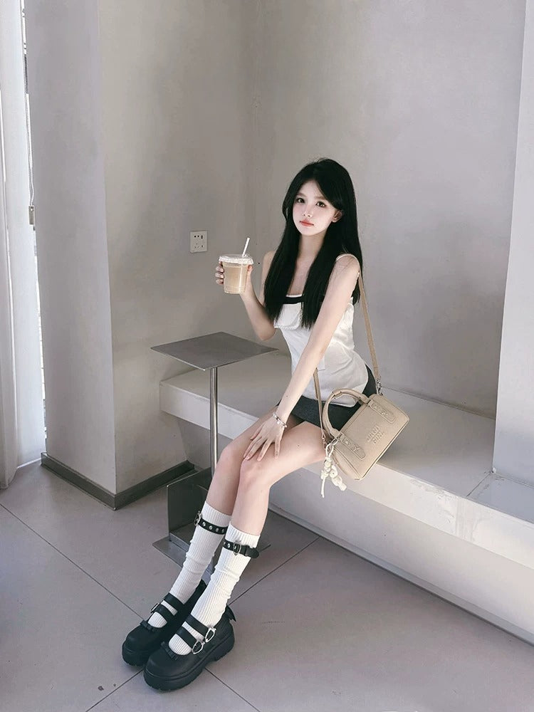 Black Bow Mary Jane Shoes
