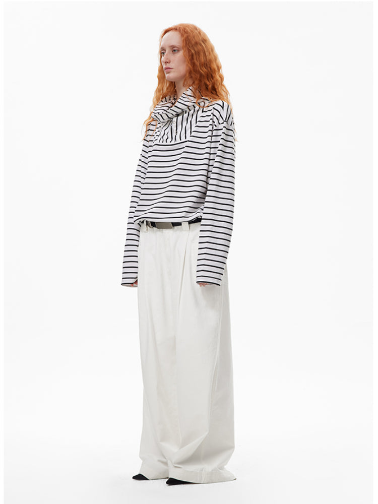 Oversized Tailored Wide-Leg Pants