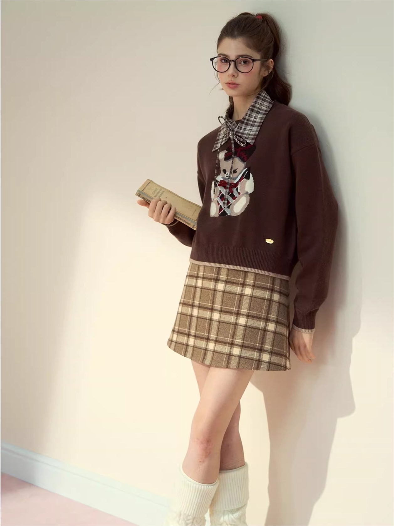 Preppy Bunny Diary Sweater