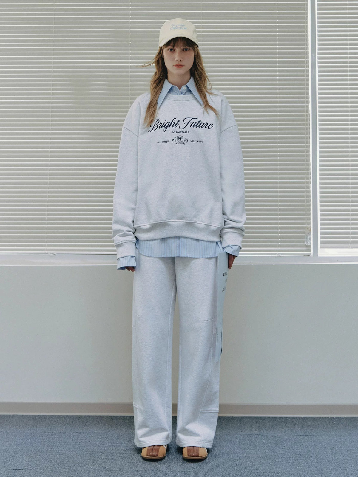Academy Embroidery Cotton Sweatshirt