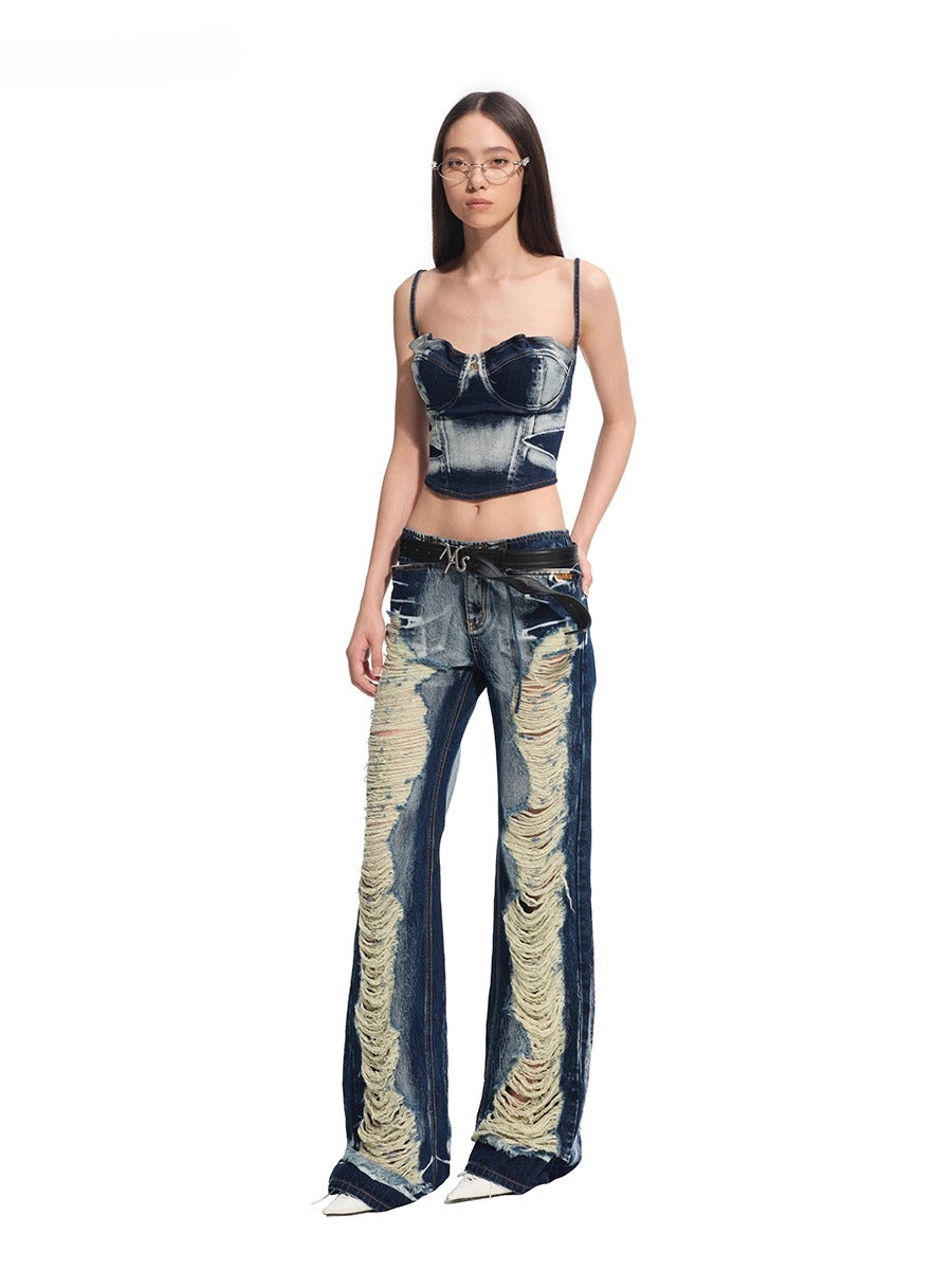 Volcano Denim Bustier