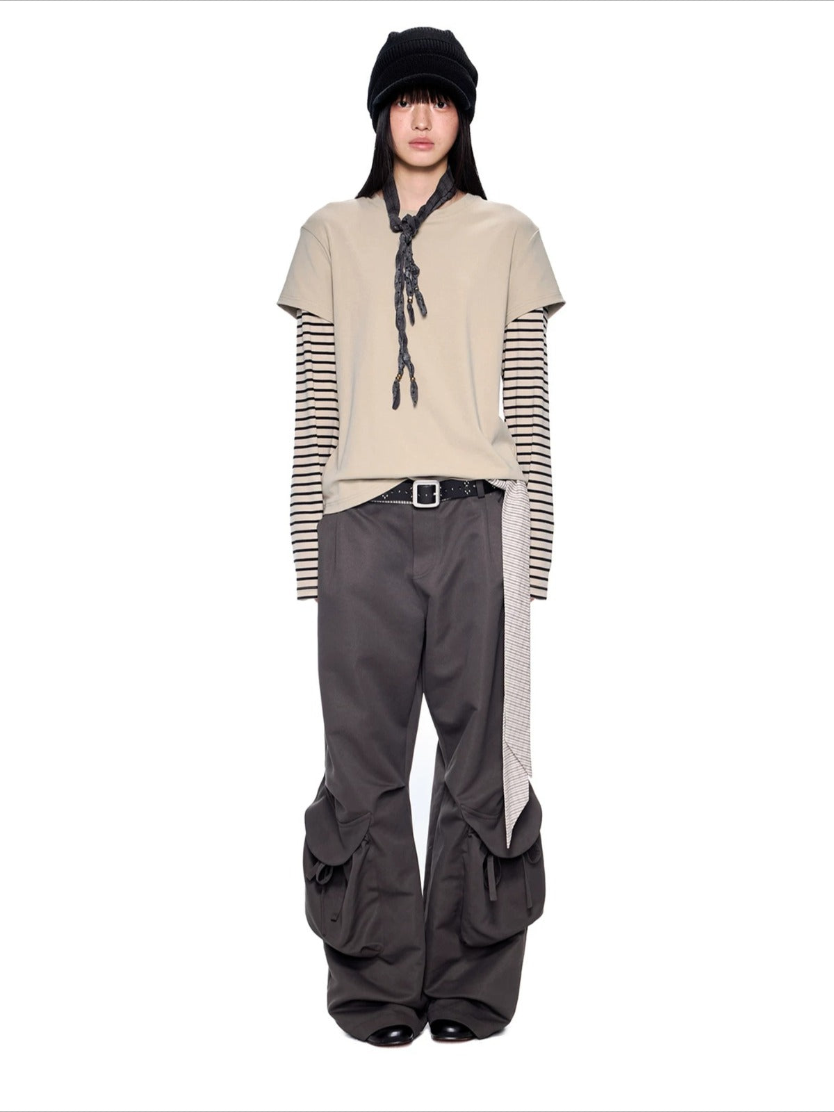 Faux Layered Stripe Tee